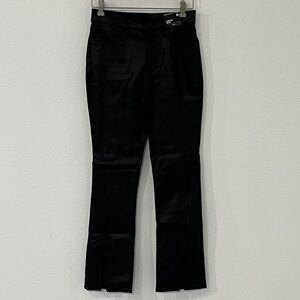 Express Skyscraper Mid Rise Stretch Faux Leather Pants Size 6 NWT